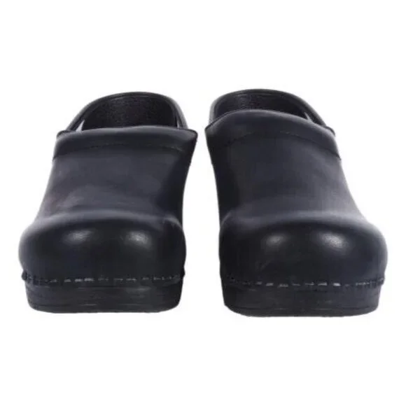 Dansko Womens Clog Black Size 42 11.5 Style 006 020202 Leather w Box - Picture 3 of 6